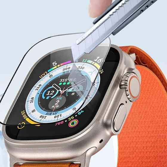 Защитное 2.5D стекло Blueo Corning Gorilla Glass для Apple Watch Ultra 1/2/3 49mm Херсон