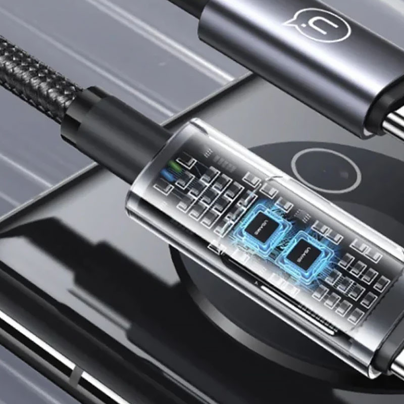 Дата кабель USAMS US-SJ672 Digital Display Sufeng Ser. Type-C to Lightning 30W (1.2m) Херсон - изображение 8