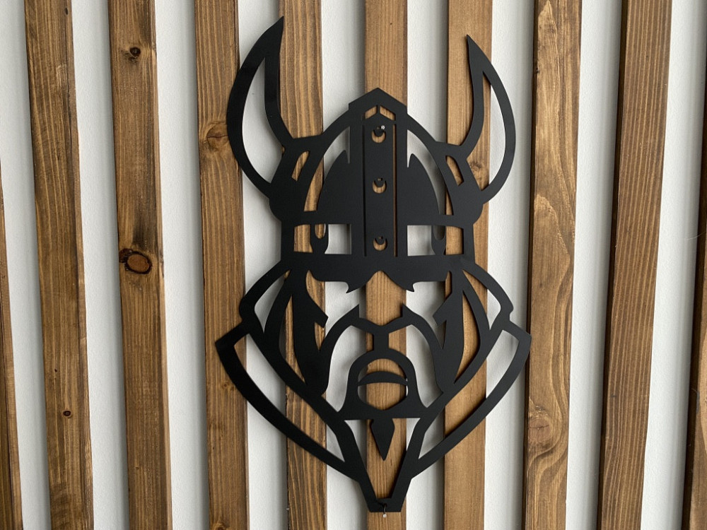 Настенный декор панно картина лофт из металла Викинг Киев - изображение 6