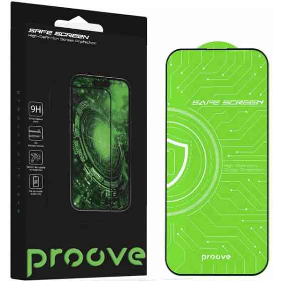 Захисне скло Proove Safe Screen для iPhone 14 Pro/15/16 Black (PGPSS1I14P01) Харків