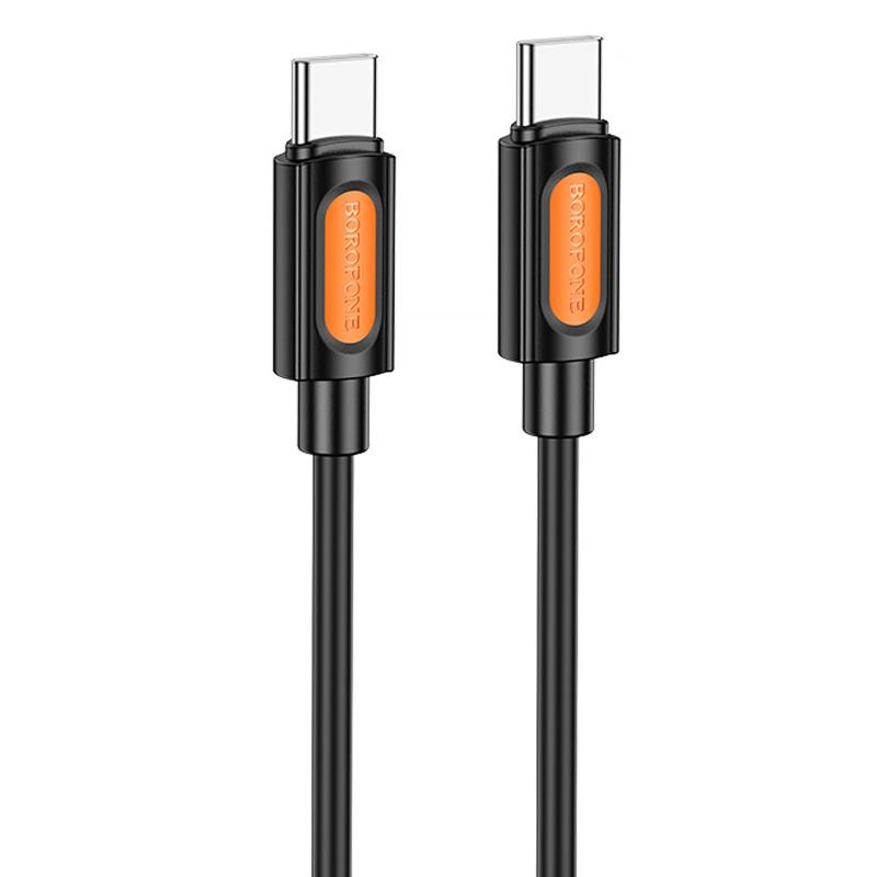 Дата кабель Borofone BX114 Structure Type-C to Type-C 60W (1m) Херсон - зображення 1