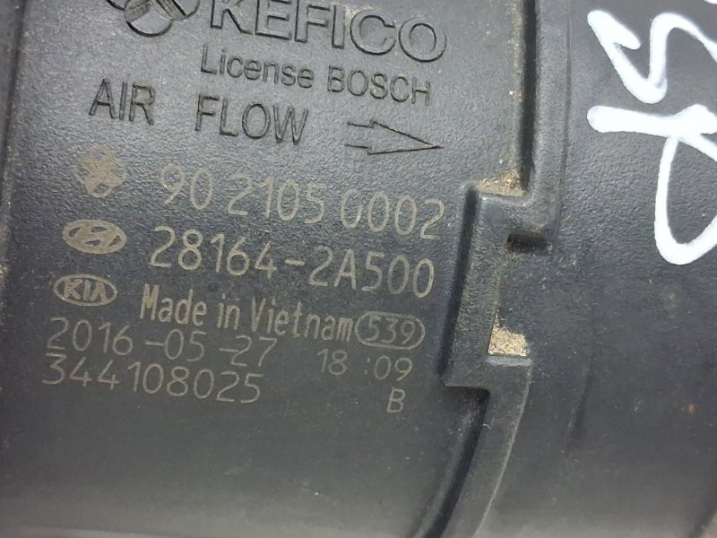 Датчик расхода воздуха Kia Sportage QL 1.7 DIESEL D4FD 2015 (б/у) Київ - зображення 4