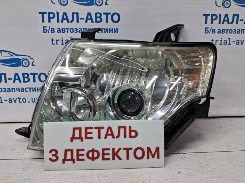 Фара левая галоген Mitsubishi Pajero Wagon 4 3.2 ДИЗЕЛЬ 4M41 2006 (б/у) Киев - изображение 1