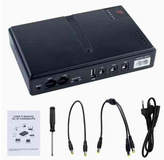 Mini DC UPS, універсальний блок безперебійного живлення з виходами 5V/9V/12V Київ