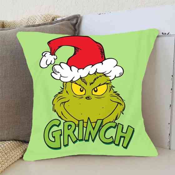 Подушка 3D новорічна Grinch 3177_D 15370 35х35 см Київ
