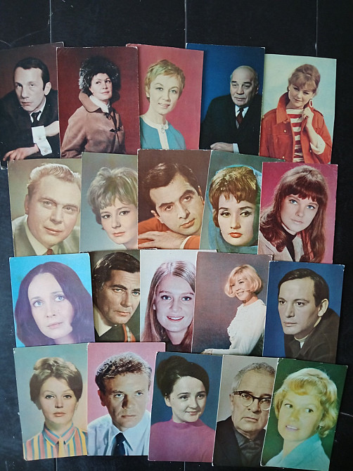 коллекционные открытки с фото советских и зарубежных киноартистов Днепр - изображение 3