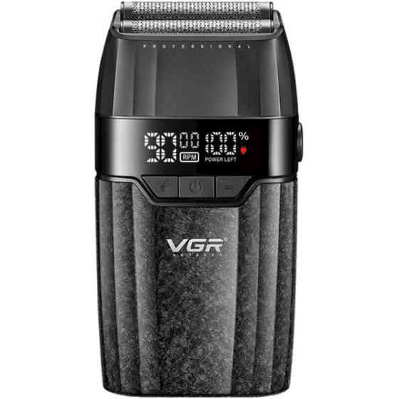 Електробритва VGR V-640S подвійне лезо 9000 RPM Black Харків