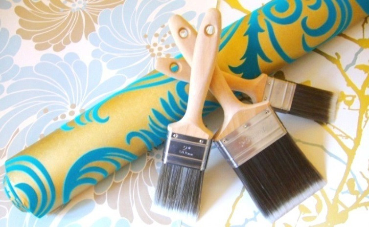 Поклейка шпалер Київ Оздоблення квартир Київ - зображення 1