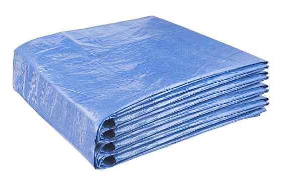 Тент универсальный MASTERTOOL TARPAULIN 6 × 10 м 65 г/м² Blue 79-9610 Харьков