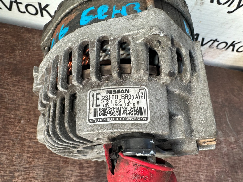 Генератор Nissan Qashqai 1.6 бензин 2007-2013 (23100BR01A) Ковель - зображення 4