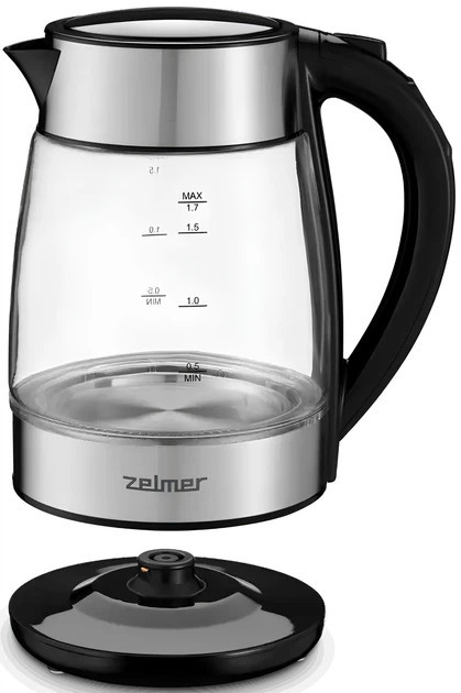 Электрочайник Zelmer ZCK8026 1,7 л серебристый Киев - изображение 6