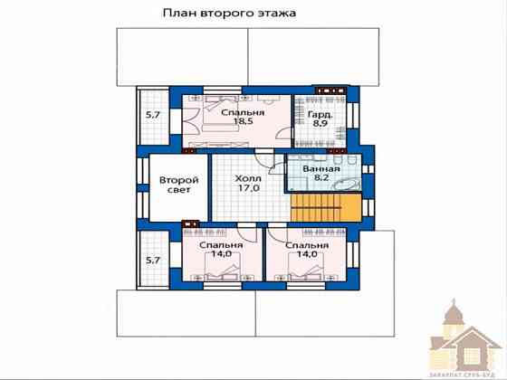 Зруб Газдівський двір 190 м² Одеса