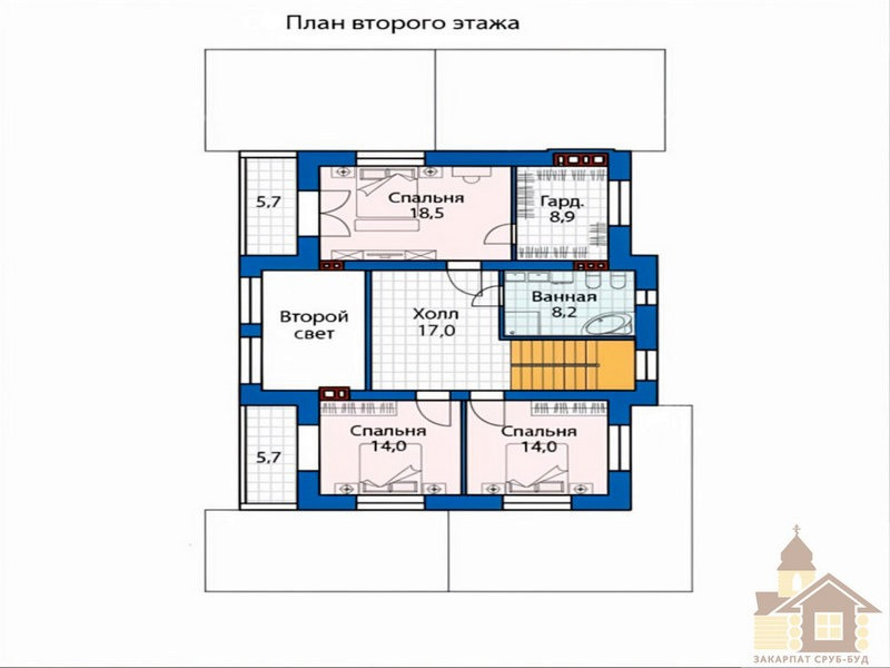 Зруб Газдівський двір 190 м² Одеса - зображення 2