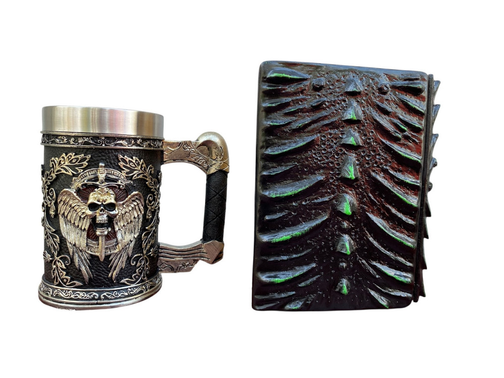 Подарочный набор Кружка 3 Меч в Черепе и Блокнот 3 «Око Лесного Дракона» Київ - зображення 2