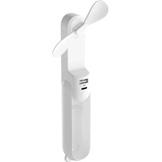 Вентилятор аккумуляторный Jisulife F8X White 10 Вт белый Киев - изображение 2