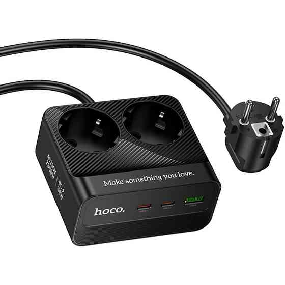 Удлинитель Hoco AC27 Descanso (PD30W/2C/1A/2xSocket) (2m) Херсон