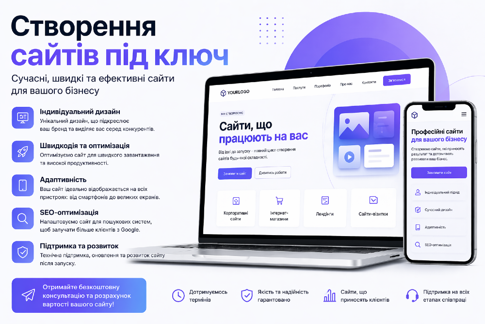 Створення (розробка) сайту Київ - зображення 1