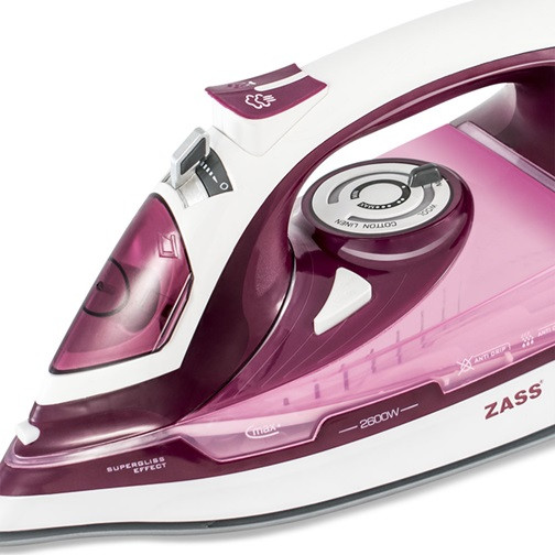 Утюг ZASS A 11 2600 Вт розовый Київ - зображення 4