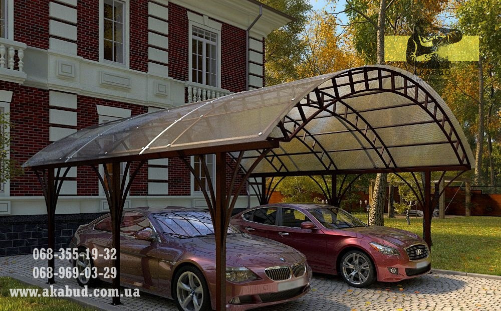 Навіс для автомобіля. Навіс для авто. Розпашні ворота Кривий Ріг - зображення 5