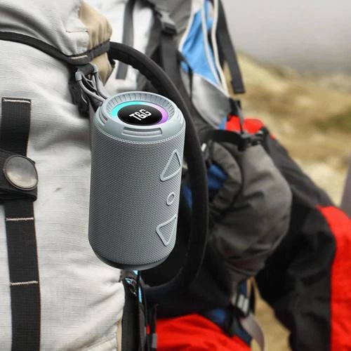 Колонка портативная Bluetooth T&G TG656 grey серая Киев - изображение 2