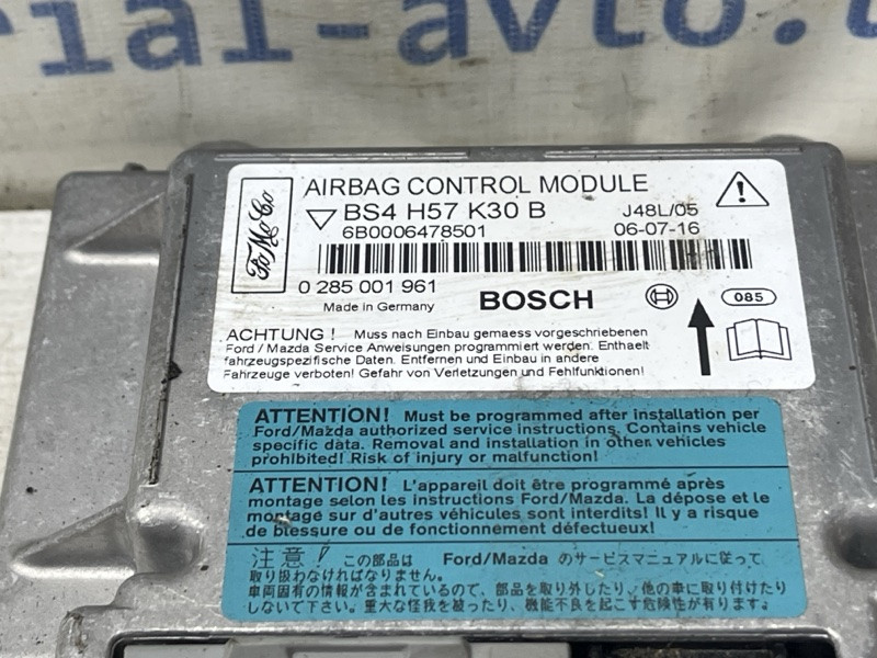 Блок управления AIRBAG Mazda 3 2003-2009 BS4H57K30B (Арт. 81569) Київ - зображення 4