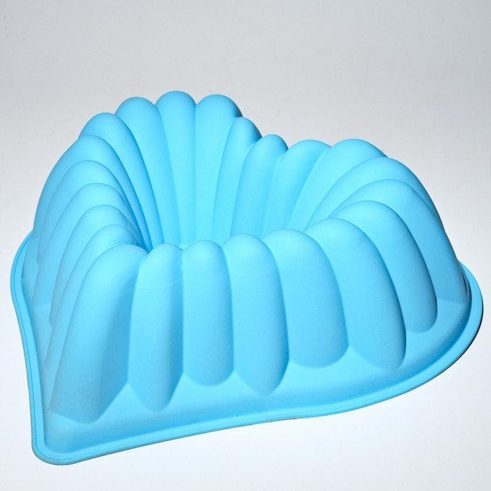 Форма силіконова для випічки кексу Empire Серце EM-7144 9х26х27 см Киев - изображение 1