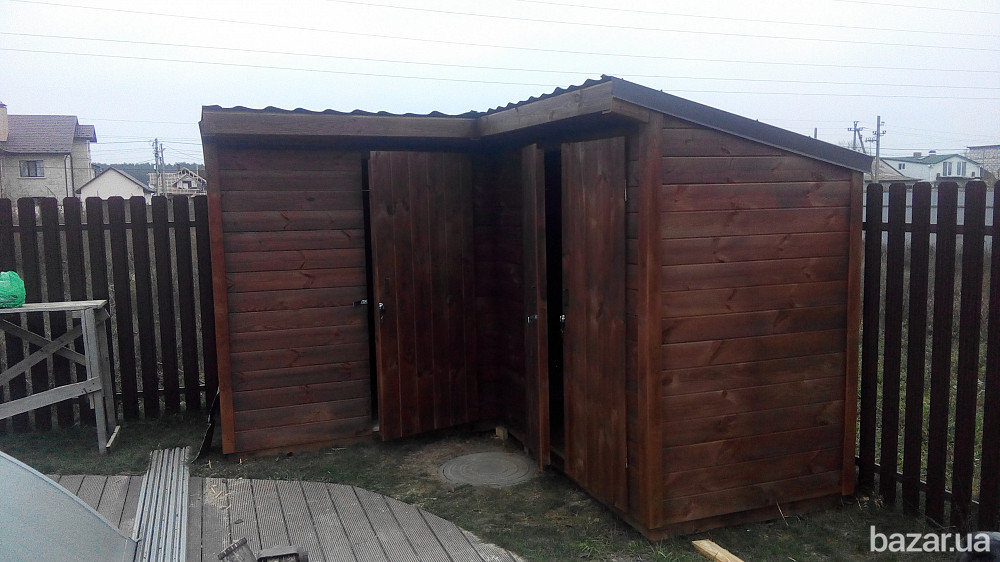 Садовый домик для инвентаря. Бытовки. Хозблок. Сарай. Дровник Боярка - зображення 2