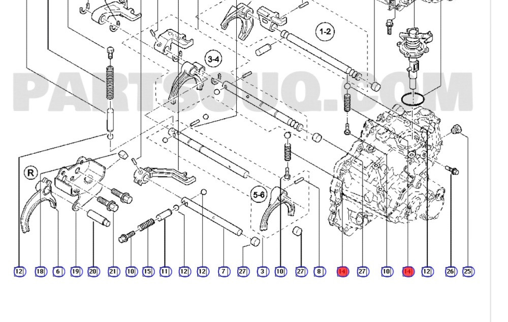 Бу пружина фиксатора штока вилки КПП Renault 8200173589, 8200205153 Кропивницький - зображення 2