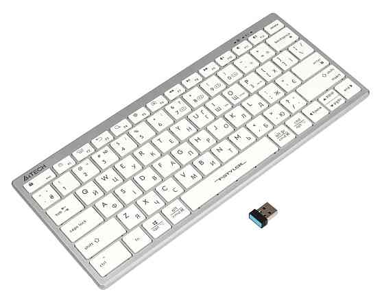 Клавиатура беспроводная A4Tech Fstyler FBX51C(White) белая Киев