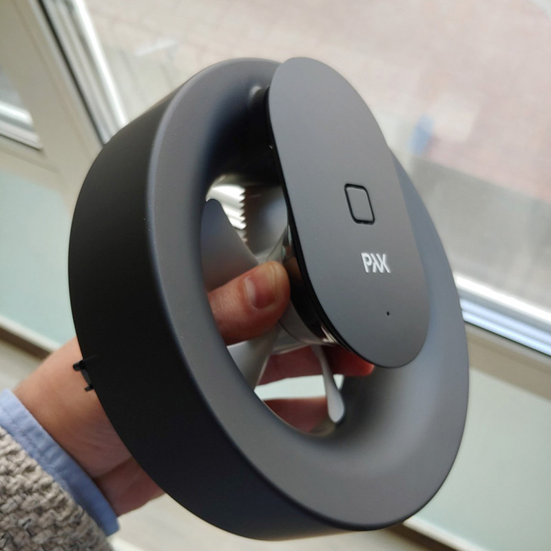 Умный вытяжной вентилятор PAX NORTE black черный 110 м3/час для ванной комнаты SMART (управление сма Киев - изображение 3