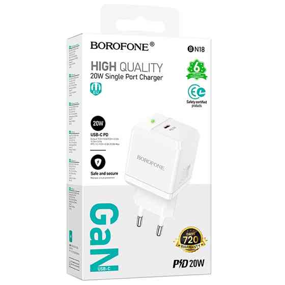СЗУ Borofone BN18 Intenso PD20W (1USB-C) Херсон