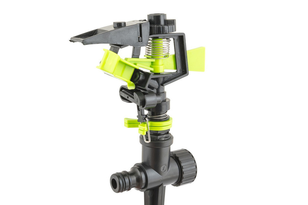 Ороситель для полива MASTERTOOL импульсный ½" 3 режима 20 м на ножке 5.3-13.5 л/мин 92-9323 Харків - зображення 3