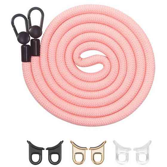 Чехол TPU Transparent with Straps для Apple iPhone 12 Pro Max (6.7") Херсон