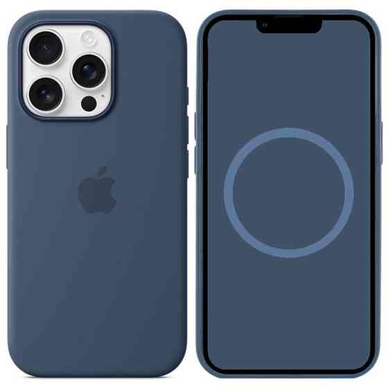 Чехол Silicone case (AAA) with Magsafe and Animation для Apple iPhone 16 Pro (6.3") Херсон