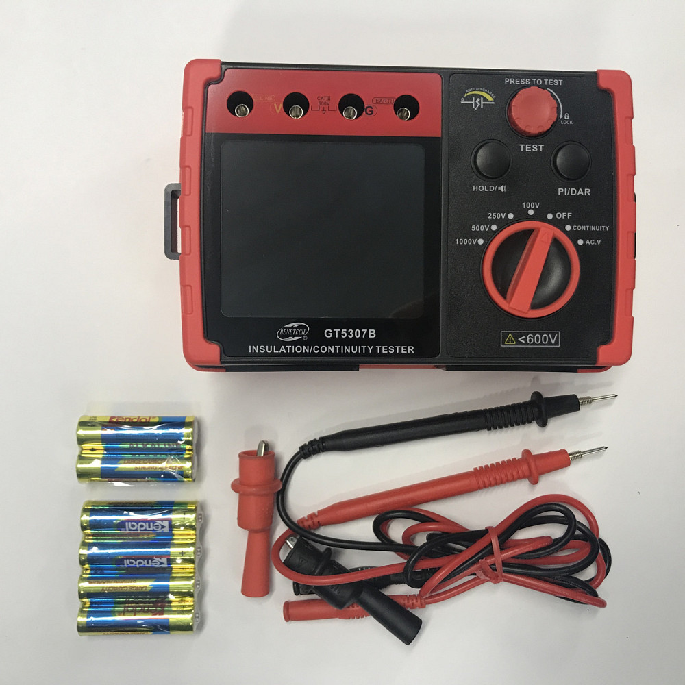 Тестер для сопротивления изоляции (мегаомметр) (0-5,5 ГΩ) BENETECH GT5307B Харків - зображення 4
