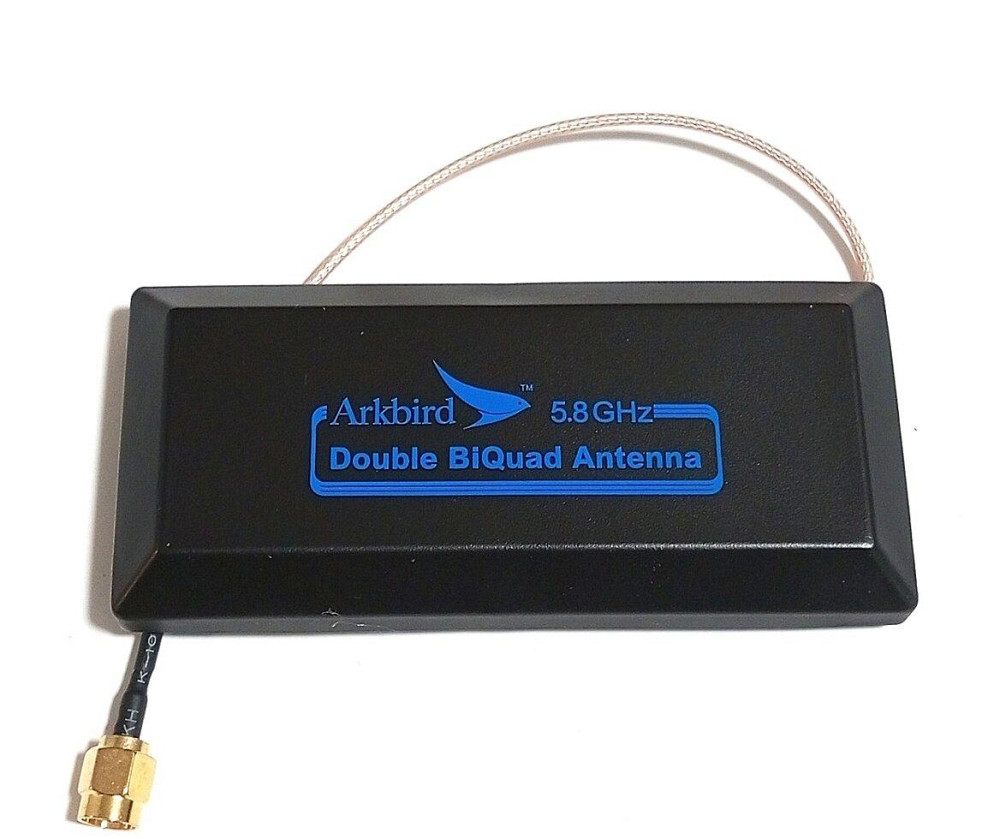 Антенна 3470-3670/4055-5150/5230-6120MHz 12dB, до 30W, Arkbird двойной биквадрат FPV/Wi-Fi, кабель R Днепр - изображение 1