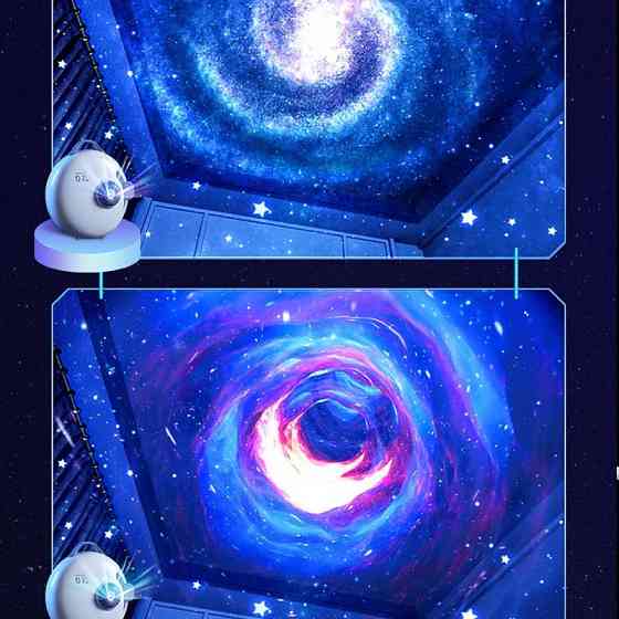 Проектор-ночник Galaxy E18 with Bluetooth and Remote Control + 4 discs 1800 mAh Херсон