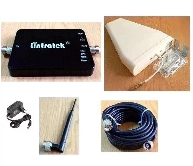 Усилитель мобильной связи и интернета LTK-1565 CDMA 800 MГц с внешней логопериодической и внутренней Днепр - изображение 1