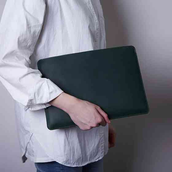 Чехол для ноутбука винтажный Incarne Gamma Plus MacBook Pro 16" 2019-2025 gamma-plus-green-vintage-p Київ