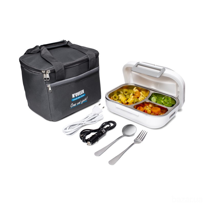 Ланч-бокс с подогревом от 230V и 12V с термосумкой Noveen LB510 Одесса - изображение 1