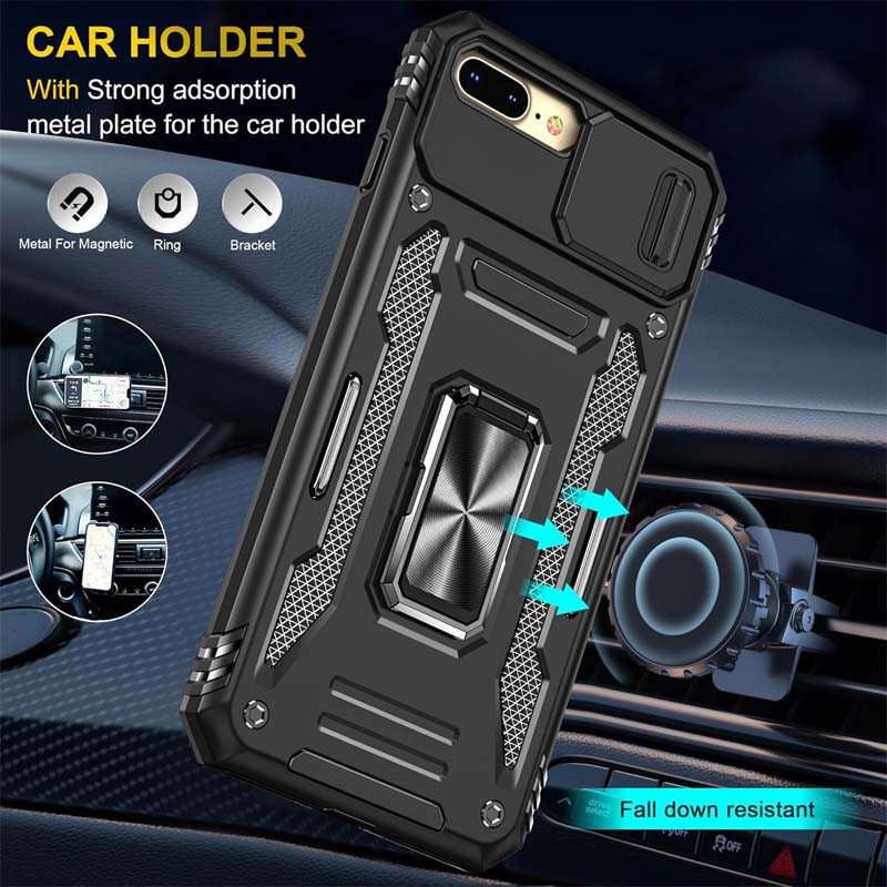 Ударопрочный чехол Camshield Army Ring для Apple iPhone 7 plus / 8 plus (5.5") Херсон - зображення 3