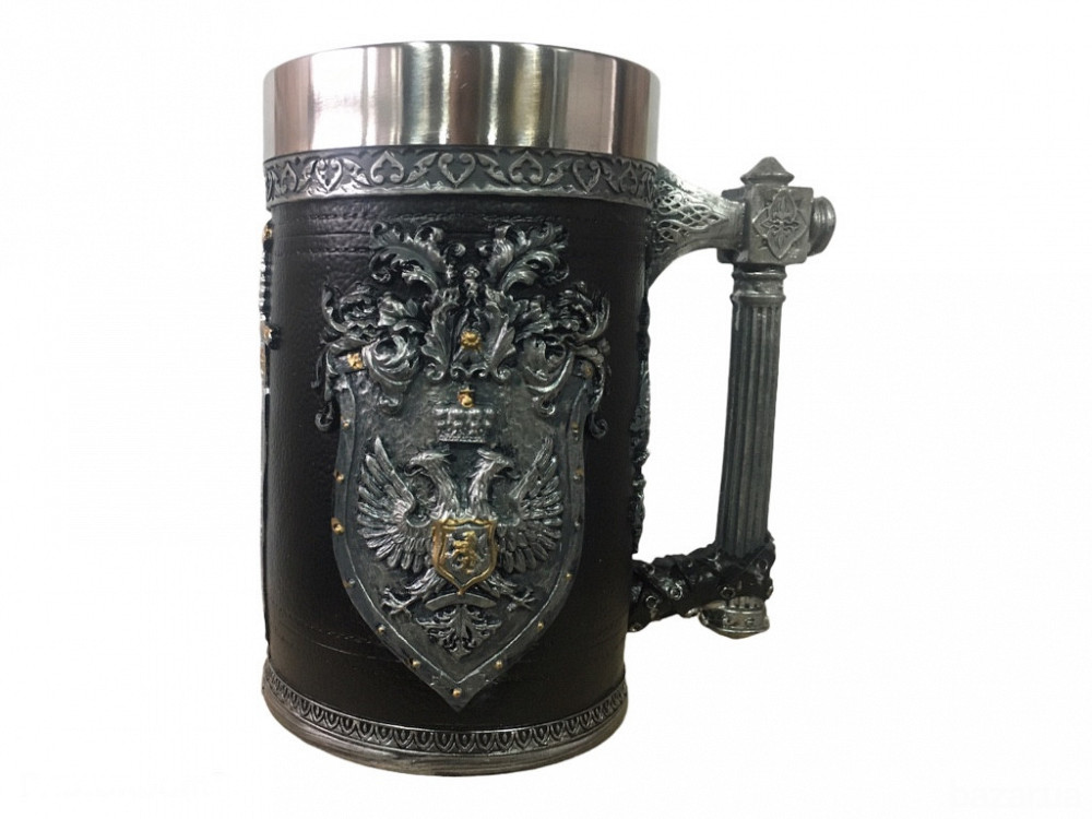 Кружка Чашка 3D Skull Mug Череп Пивная кружка Двуглавый Орёл Київ - зображення 7