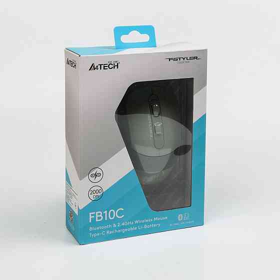 Мышь компьютерная безпроводная A4Tech Fstyler FB10C Matcha Green зеленая Київ