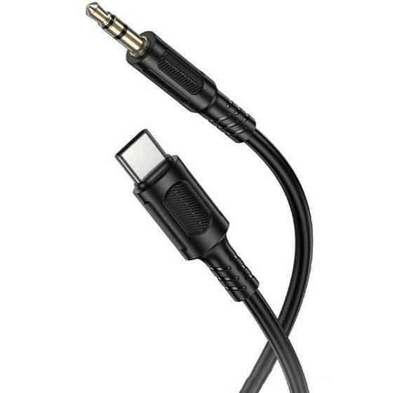 Аудио кабель Aux Borofone BL25B Nice (Type-C to AUX 3.5mm) (1m) Херсон