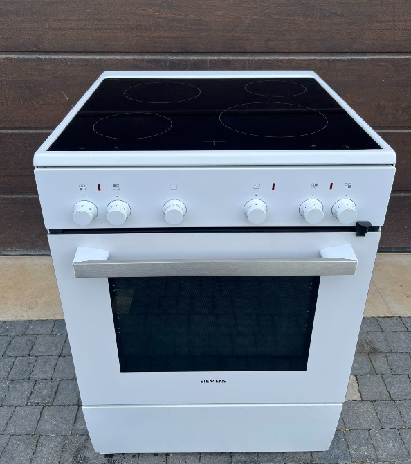 2021рік Плита електрична з духовкою Siemens ідеальна 60х60х90 біла Бережаны - изображение 2