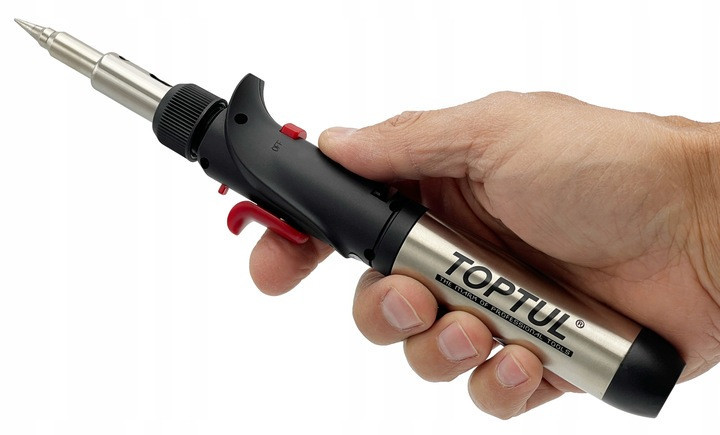 Паяльник газовый 150W с комплектом насадок 8ед. TOPTUL EGAE0801 Харьков - изображение 7