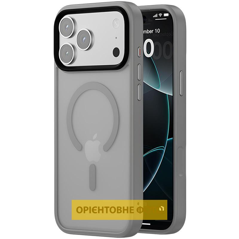 TPU+PC чехол Metal Buttons with MagSafe Colorful для Apple iPhone 17 (6.3") Херсон - зображення 1