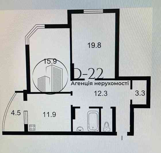 продажа 2-к квартира Киев, Дарницкий, 120000 $ Київ