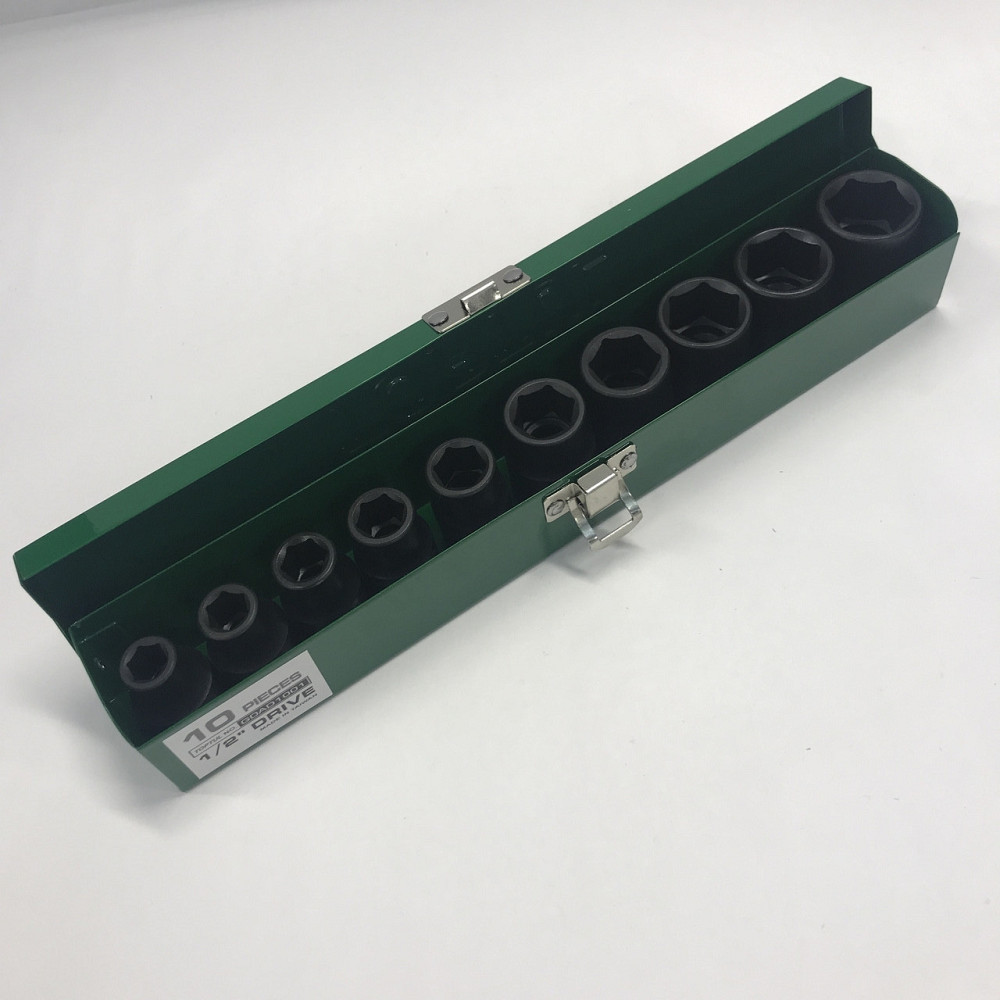 Набор ударных головок TOPTUL 1/2" 10-24мм 10ед. GDAD1001 Харків - зображення 3