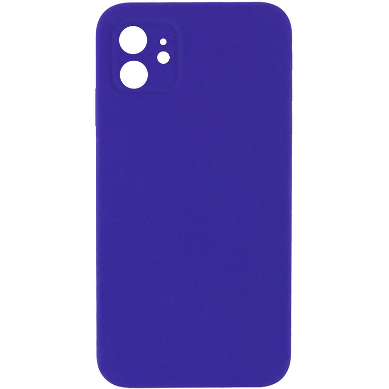 Чехол Silicone Case Square Full Camera Protective (AA) NOLOGO для Apple iPhone 11 (6.1") Херсон - зображення 1